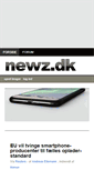 Mobile Screenshot of newz.dk
